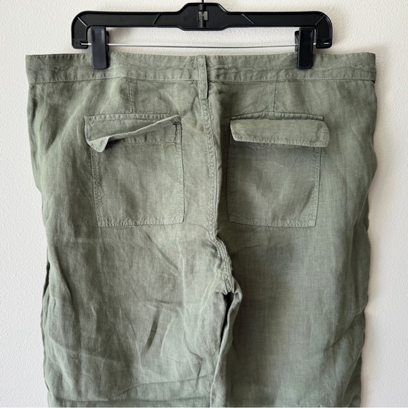NWT Frame Le Beau Linen Pants - Picture 6 of 13